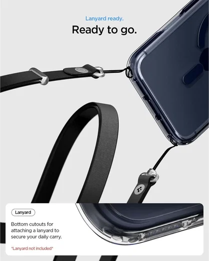 Spigen Ultra Hybrid MagFit iPhone 17 Pro Max Hoesje MagSafe Transparant Blauw afbeelding 11