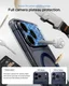 Spigen Ultra Hybrid MagFit iPhone 17 Pro Max Hoesje MagSafe Transparant Blauw afbeelding 7