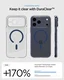 Spigen Ultra Hybrid MagFit iPhone 17 Pro Max Hoesje MagSafe Transparant Blauw afbeelding 6