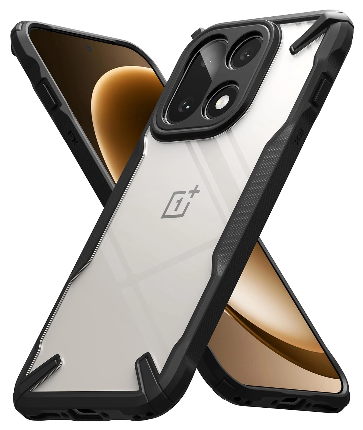 Ringke Fusion X OnePlus 15 Hoesje Back Cover Zwart afbeelding 1
