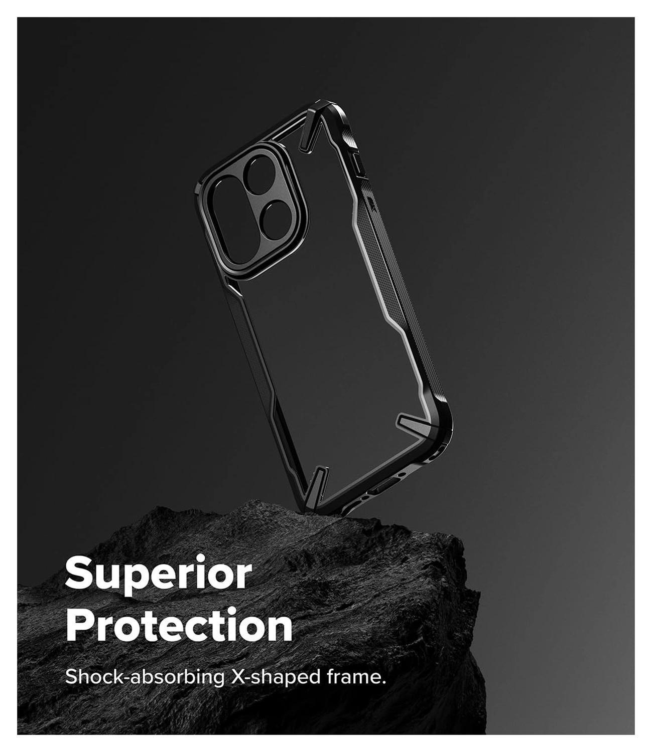 Ringke Fusion X OnePlus 15 Hoesje Back Cover Zwart afbeelding 2