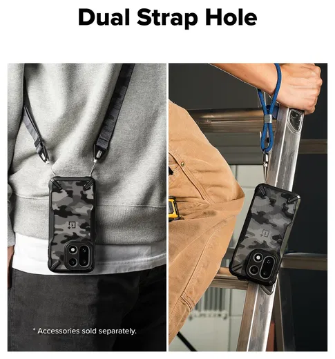 Ringke Fusion X OnePlus 15 Hoesje Back Cover Camo Zwart afbeelding 8