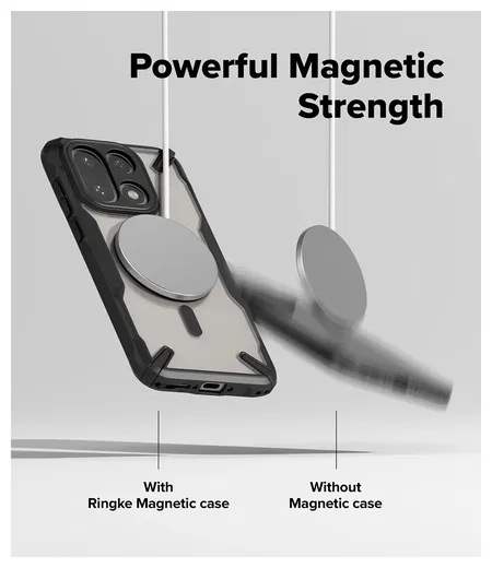 Ringke Fusion X Magnetic OnePlus 15 Hoesje MagSafe Zwart afbeelding 4