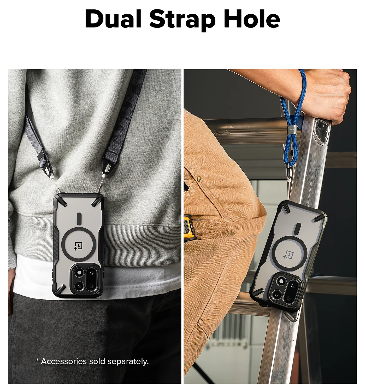 Ringke Fusion X Magnetic OnePlus 15 Hoesje MagSafe Zwart afbeelding 5