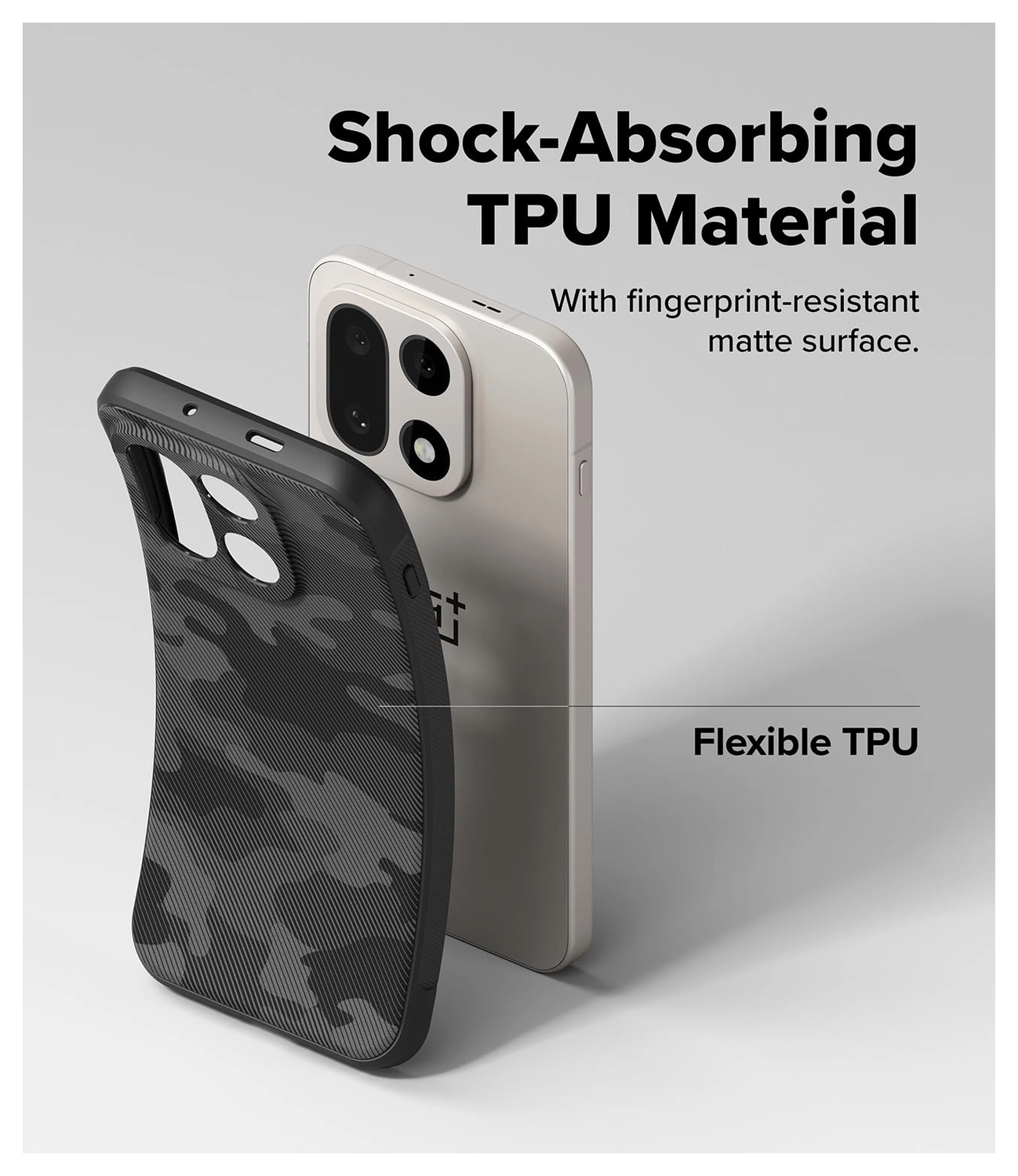 Ringke Onyx Magnetic OnePlus 15 Hoesje MagSafe Camo Zwart afbeelding 2