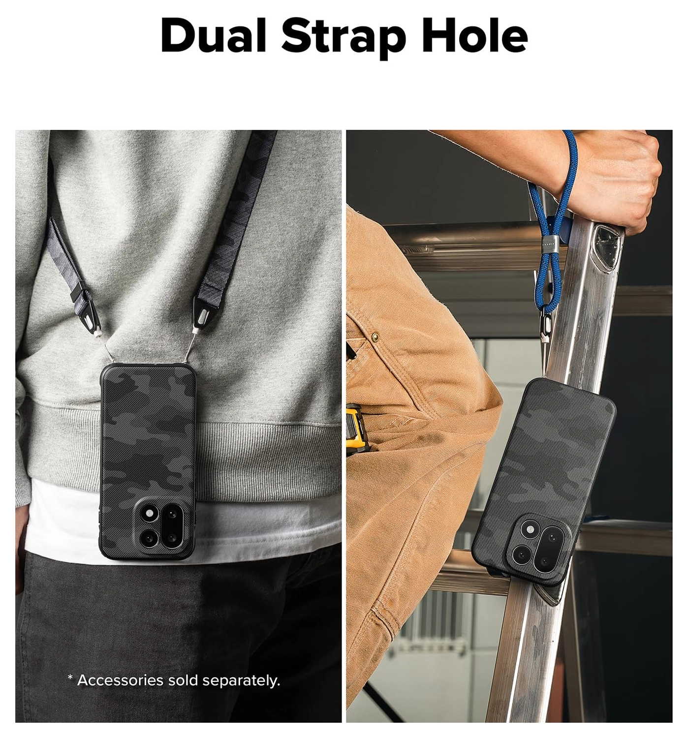 Ringke Onyx Magnetic OnePlus 15 Hoesje MagSafe Camo Zwart afbeelding 3