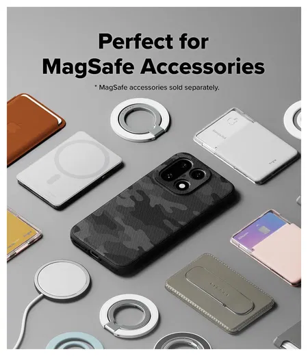 Ringke Onyx Magnetic OnePlus 15 Hoesje MagSafe Camo Zwart afbeelding 7
