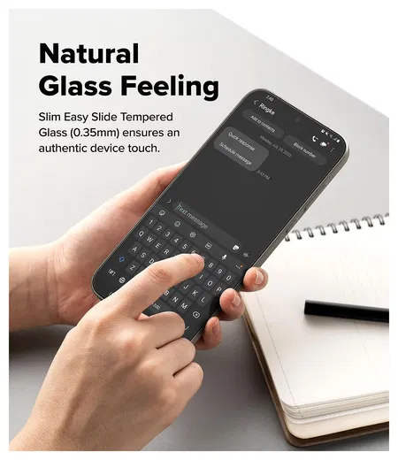 Ringke Easy Slide OnePlus 15 Screen Protector met Jig 2-Pack afbeelding 4