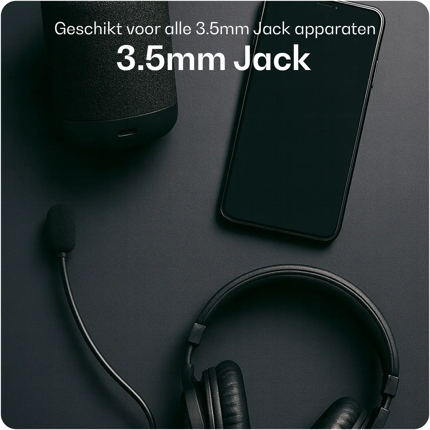Buddi Flex Lightning naar 3.5mm Jack Aux Kabel 2M Zwart afbeelding 8