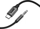 Buddi Flex USB-C naar 3.5mm Jack AUX DAC Audiokabel 2M Zwart afbeelding 10