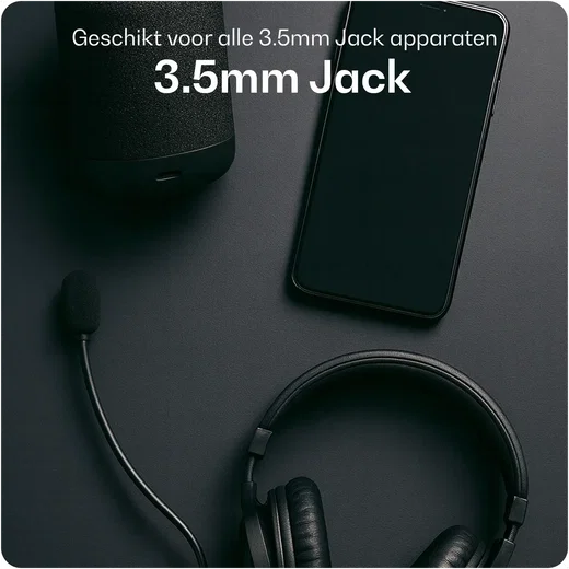 Buddi Flex USB-C naar 3.5mm Jack AUX DAC Audiokabel 2M Zwart afbeelding 7
