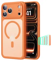 ESR Classic Hybrid iPhone 17 Pro Hoesje MagSafe Back Cover Oranje afbeelding