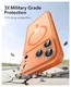 ESR Classic Hybrid iPhone 17 Pro Hoesje MagSafe Back Cover Oranje afbeelding 2