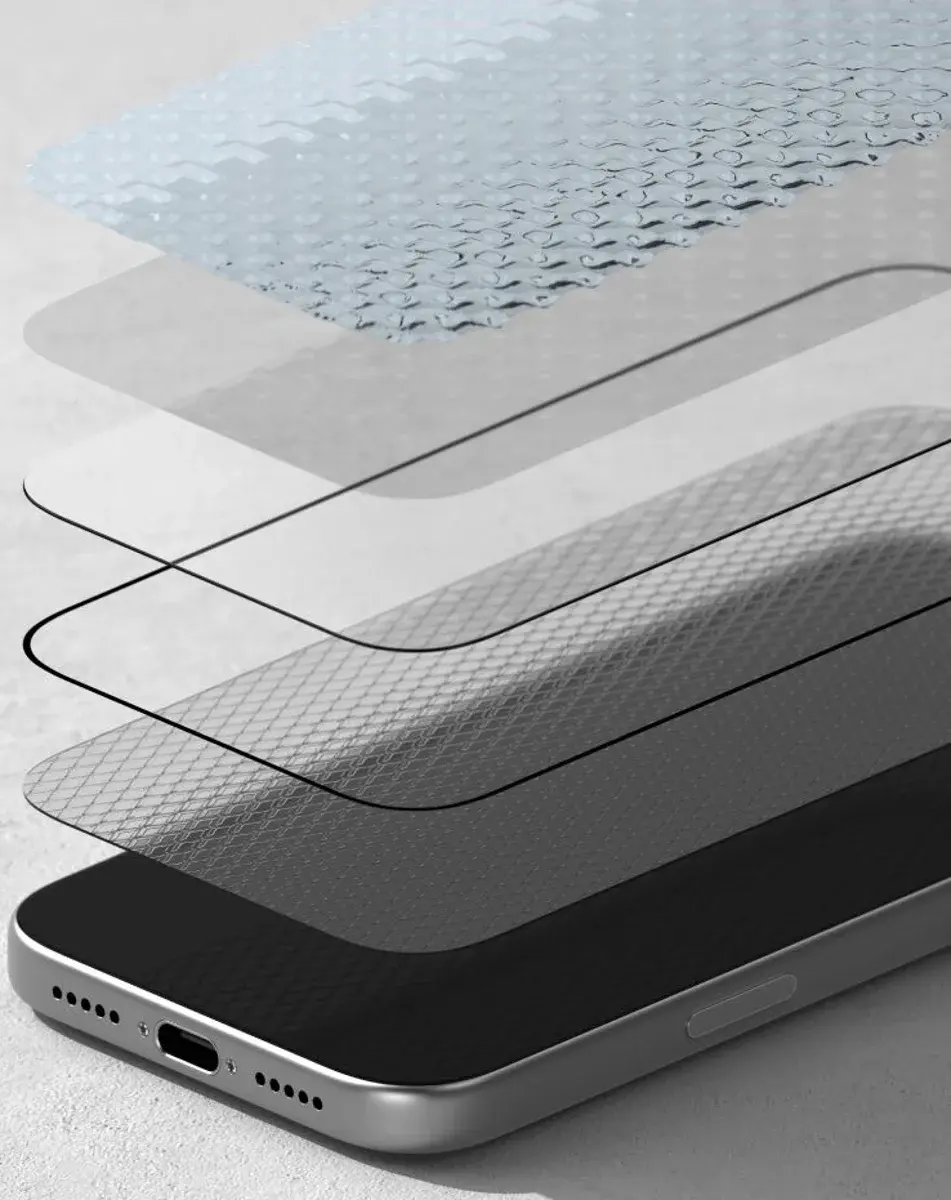 Ringke Apple iPhone 17 Pro Screen Protector Tempered Glass 1-Pack afbeelding 3