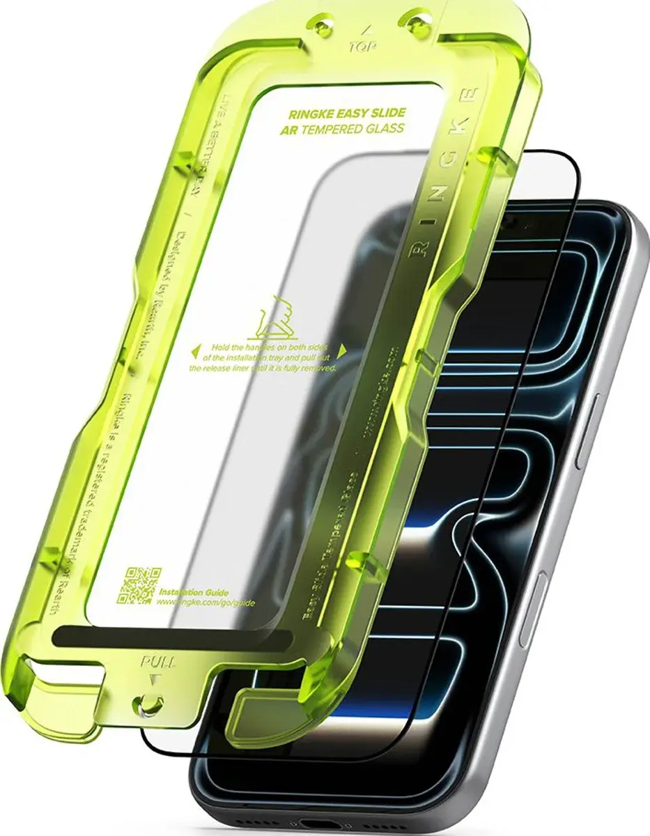 Ringke Apple iPhone 17 Pro Screen Protector Tempered Glass 1-Pack afbeelding 2