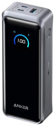 Anker Prime (300W) 26.250 mAh Powerbank Laptop/MacBook met 140W Snelladen Zilver afbeelding 1