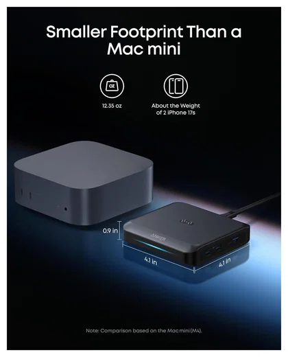 Anker Prime Oplaad Station 150W met Bluetooth en Wifi Zwart afbeelding 8