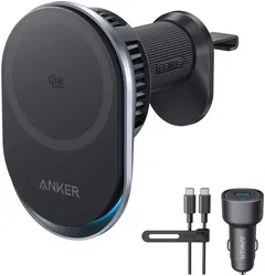 Anker Prime (25W) Qi2 Telefoonhouder Auto Ventilatierooster met MagSafe Opladen afbeelding