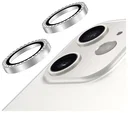 AVY Apple iPhone 12 / 12 Mini / 11 Camera Lens Protector Rings Diamant Zilver
