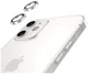 AVY Apple iPhone 12 / 12 Mini / 11 Camera Lens Protector Rings Diamant Zilver afbeelding 9