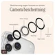 AVY iPhone 12 Pro / 11 Pro / 11 Pro Max Camera Protector Rings Glitter Zilver afbeelding 4