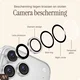 AVY iPhone 12 Pro / 11 Pro / 11 Pro Max Camera Protector Rings Diamant Zilver afbeelding 3