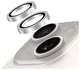 AVY Apple iPhone 14 / 14 Plus Camera Lens Protector Rings Diamant Zilver