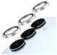 AVY Samsung Galaxy S25 Camera Lens Protector Rings Glitter Zilver