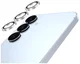 AVY Samsung Galaxy S25 Camera Lens Protector Rings Diamant Zilver afbeelding 9