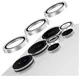 AVY Samsung Galaxy S25 Ultra Camera Lens Protector Rings Glitter Zilver