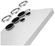 AVY Samsung Galaxy S25 Ultra Camera Lens Protector Rings Glitter Zilver afbeelding 9