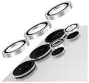 AVY Samsung Galaxy S25 Ultra Camera Lens Protector Rings Diamant Zilver