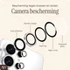 AVY Samsung Galaxy Z Flip 7 Camera Lens Protector Rings Diamant Zilver afbeelding 5
