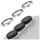 AVY Samsung Galaxy Z Fold 7 Camera Lens Protector Rings Glitter Zilver