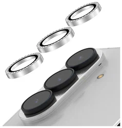 AVY Samsung Galaxy Z Fold 7 Camera Lens Protector Rings Diamant Zilver afbeelding