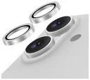 AVY Apple iPhone 17 / 16 / 16 Plus Camera Lens Protector Rings Glitter Zilver