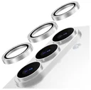 AVY Samsung Galaxy S26 Camera Lens Protector Rings Glitter Zilver