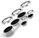 AVY Samsung Galaxy S26 Ultra Camera Lens Protector Rings Glitter Zilver