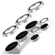 AVY Samsung Galaxy S26 Ultra Camera Lens Protector Rings Diamant Zilver