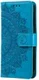 Samsung Galaxy A07 Hoesje Mandala Book Case met Pasjeshouder Blauw afbeelding 5