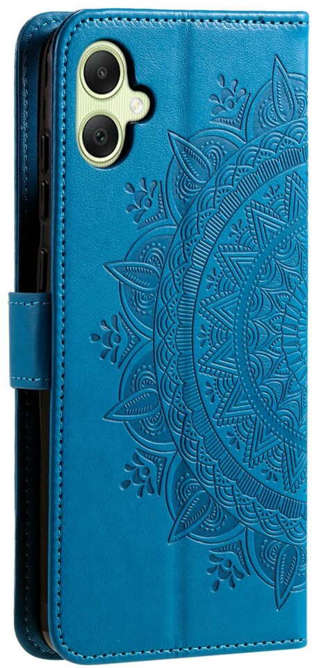 Samsung Galaxy A07 Hoesje Mandala Book Case met Pasjeshouder Blauw afbeelding 6