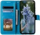 Samsung Galaxy A07 Hoesje Mandala Book Case met Pasjeshouder Blauw afbeelding 2