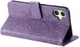 Samsung Galaxy A07 Hoesje Mandala Book Case met Pasjeshouder Paars afbeelding 4