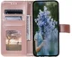 Samsung Galaxy A07 Hoesje Mandala Book Case met Pasjeshouder Roze Goud afbeelding 2