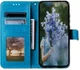 Samsung Galaxy A35 Hoesje Mandala Book Case met Pasjeshouder Blauw afbeelding 2