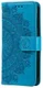 Samsung Galaxy A35 Hoesje Mandala Book Case met Pasjeshouder Blauw afbeelding 5