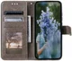 Samsung Galaxy A35 Hoesje Mandala Book Case met Pasjeshouder Zwart afbeelding 2
