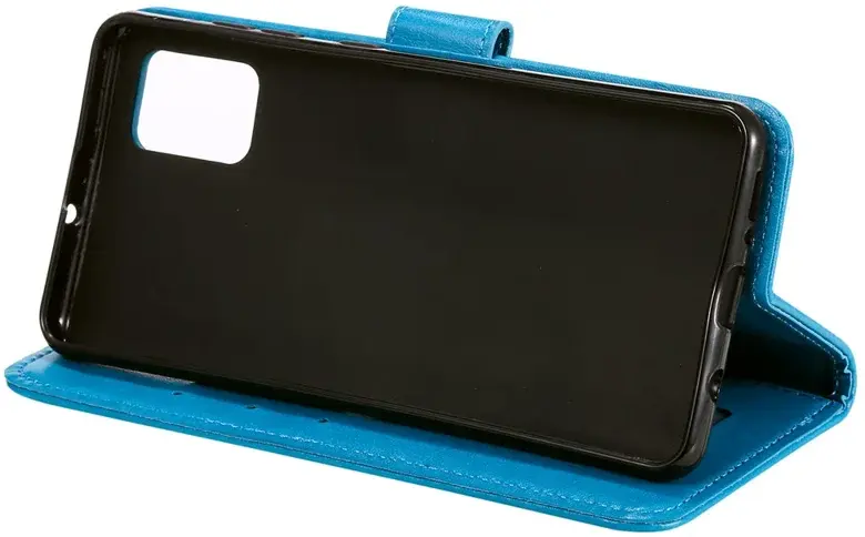 Oppo A5 (2025) Hoesje Mandala Book Case met Pasjeshouder Blauw afbeelding 5