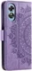 Oppo A5 (2025) Hoesje Mandala Book Case met Pasjeshouder Paars afbeelding 6