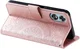 Oppo A5 (2025) Hoesje Mandala Book Case met Pasjeshouder Roze Goud afbeelding 4